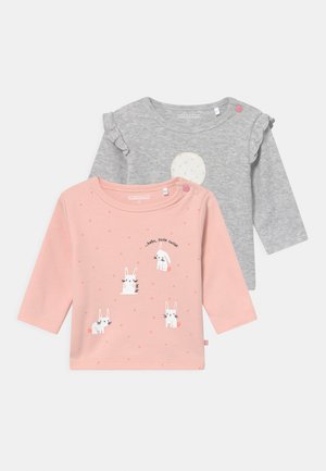 2 PACK - Longsleeve - light pink/grey