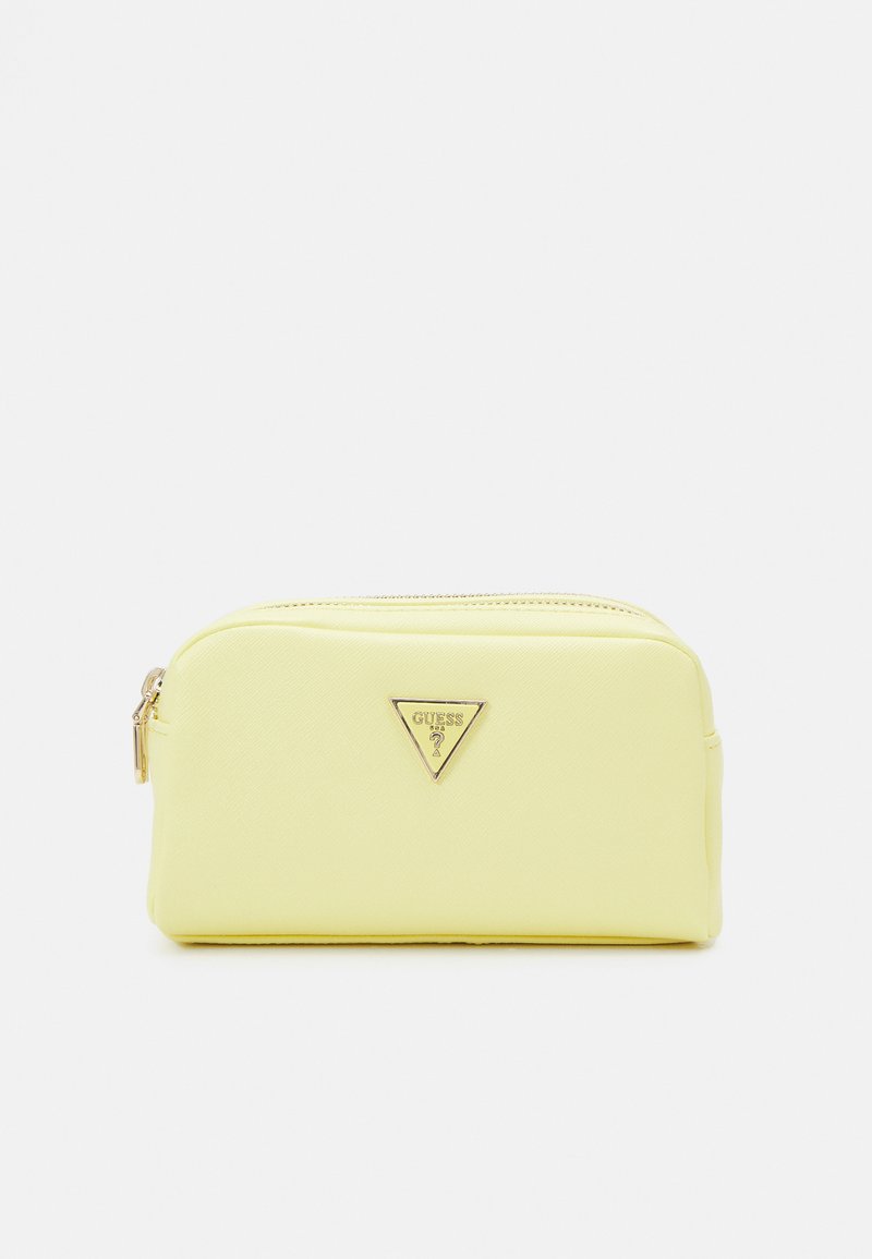 Guess DOUBLE ZIP - Trousse - yellow