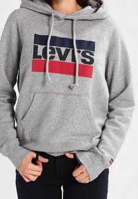 Levi's® Felpa con cappuccio - mottled grey