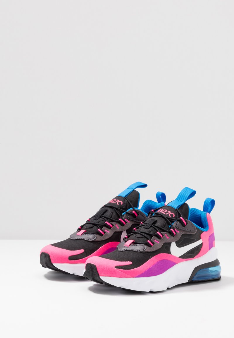 Nike Sportswear Air Max 270 React Instappers Black White Hyper Pink Vivid Purple Zwart Zalando Be