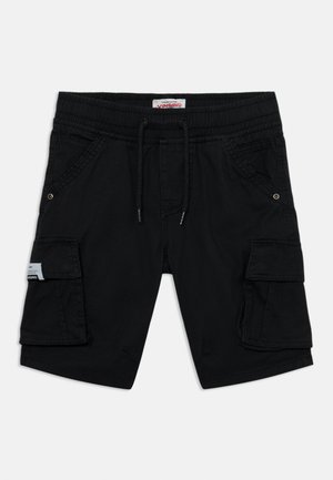 CLIFF - Kareiviško stiliaus kelnės - deep black