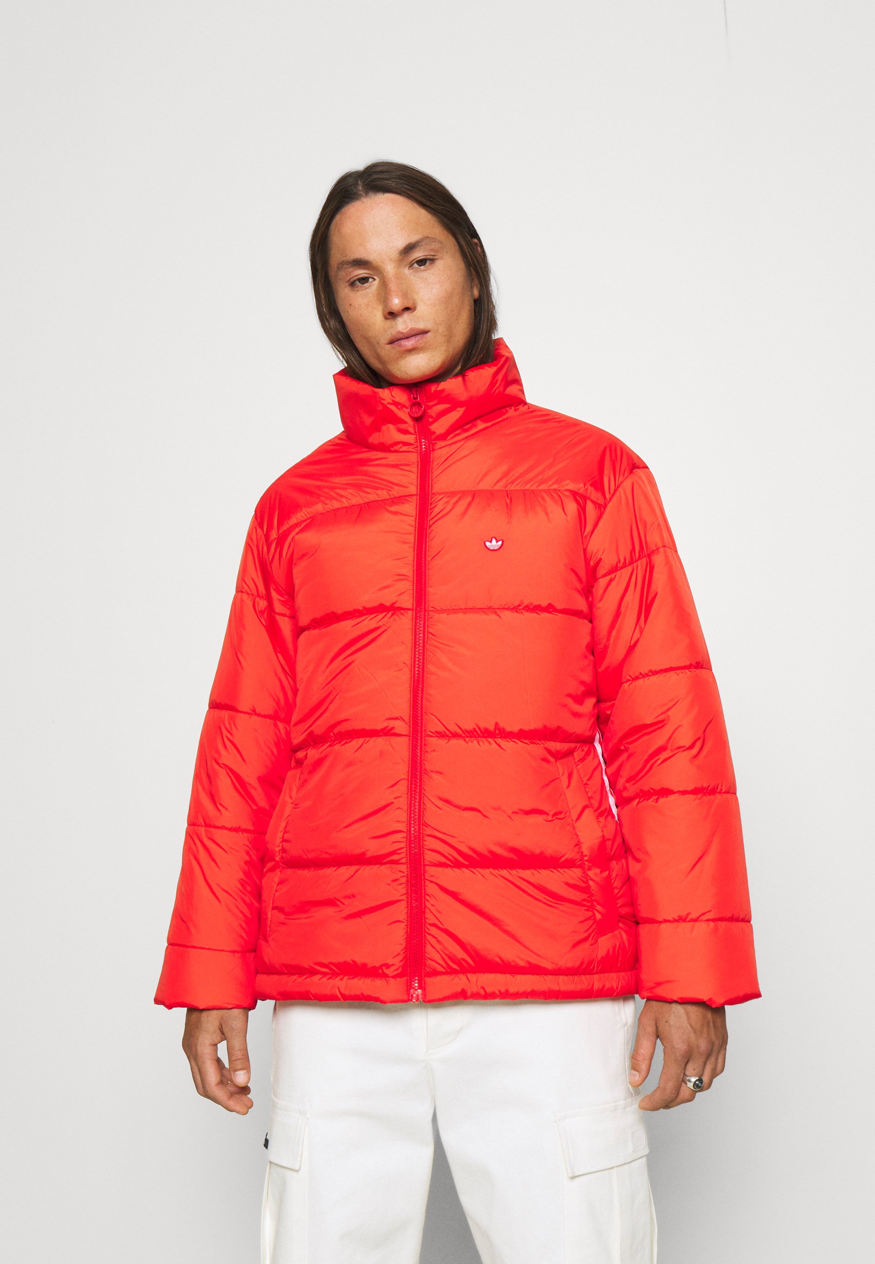 adidas Originals PADDED STAND PUFF ORIGINALS JACKET FILLED THIN - Chaqueta invierno - red/rojo - Zalando.es