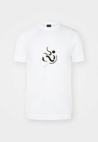 Emporio Armani Print T-shirt - snow white