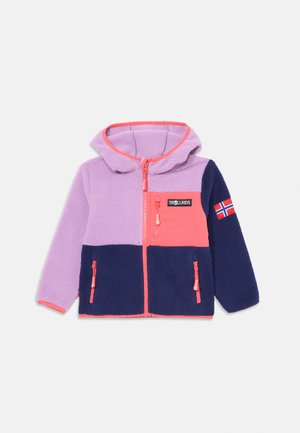 AURLANDSFJORD UNISEX - Veste polaire - light violet/deep violet/coral pink
