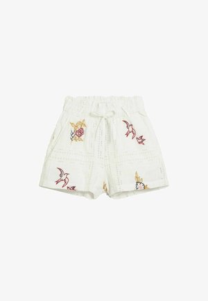 Desigual, EMBROIDERED - Shorts - white
