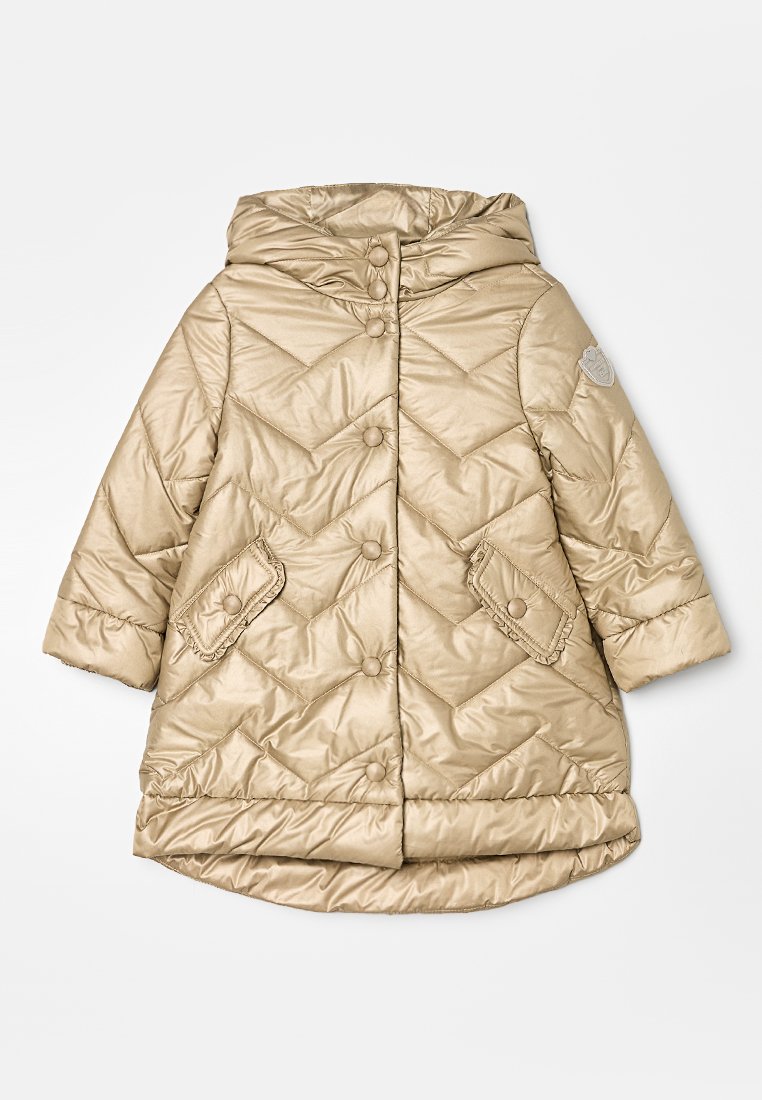 Monnalisa Wintermantel goudkleurig