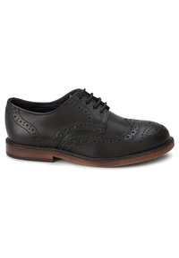 Next - BROGUES - Fűzős cipők - black Miniatűr kép 1