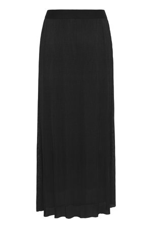 Kaffe, KALIVA PLISSE - Falda plisada - black deep cc