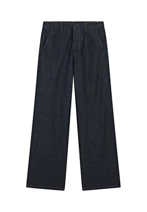 STRAIGHT-LEG HIGH-WAIST - Jeans a sigaretta - dark blue