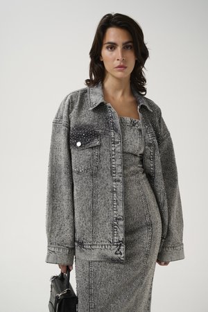 ZAUMA JACKET - Denim jacket - vintage grey wash
