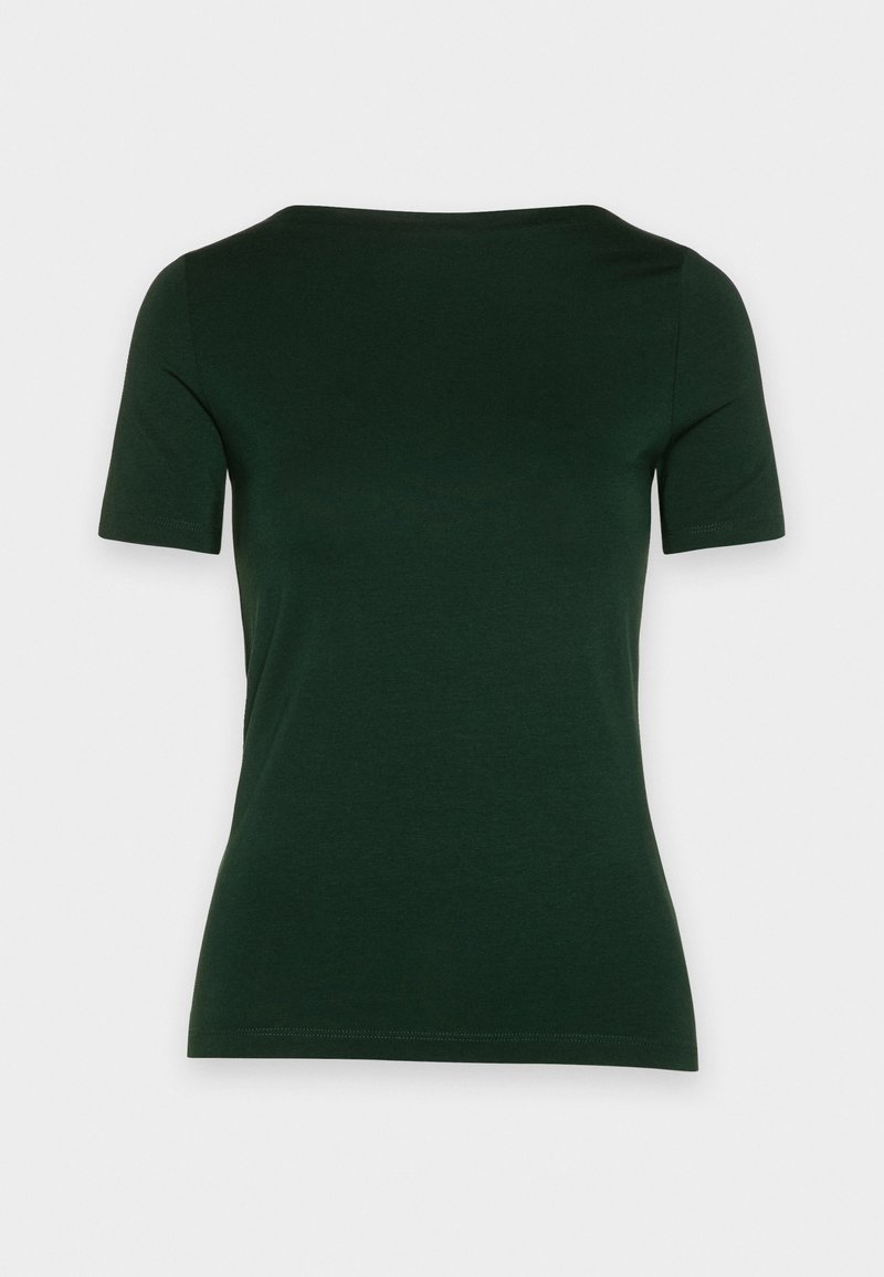 Vero Moda T-shirt basic donkergroen