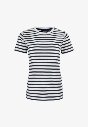Regatta, REGATTA BAYLETTA SHORT SLEEVED STRIPE T-SHIRT SHORT SLEEVED T-SHIRTS - Print T-shirt - creamwhite