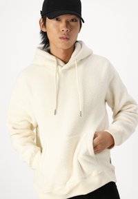 Only & Sons ONSEMILIO HOODIE UNISEX - Suéter de forro polar - antique white