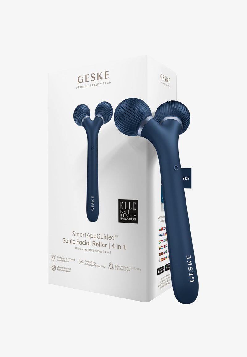 GESKE - SONIC FACIAL ROLLER | 4 IN 1 - Ansiktsvård - tillbehör - midnight, Förstora