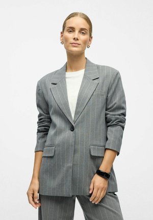 OBJLISA - Lühike jakk - medium grey melange