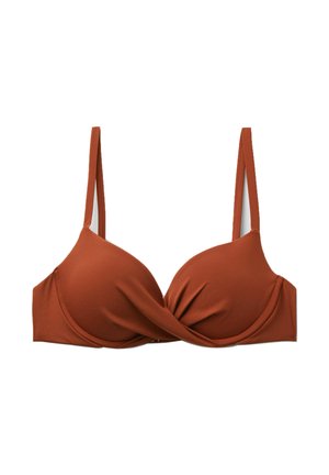Calzedonia, PREMIUM FIT PUSH UP - Top de bikini - brown