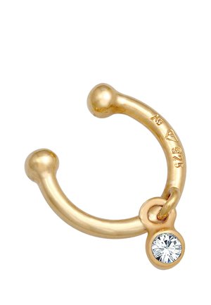 SPARKLING BASIC - MIT KRISTALLEN VON SWAROVSKI® - Earrings - gold-coloured