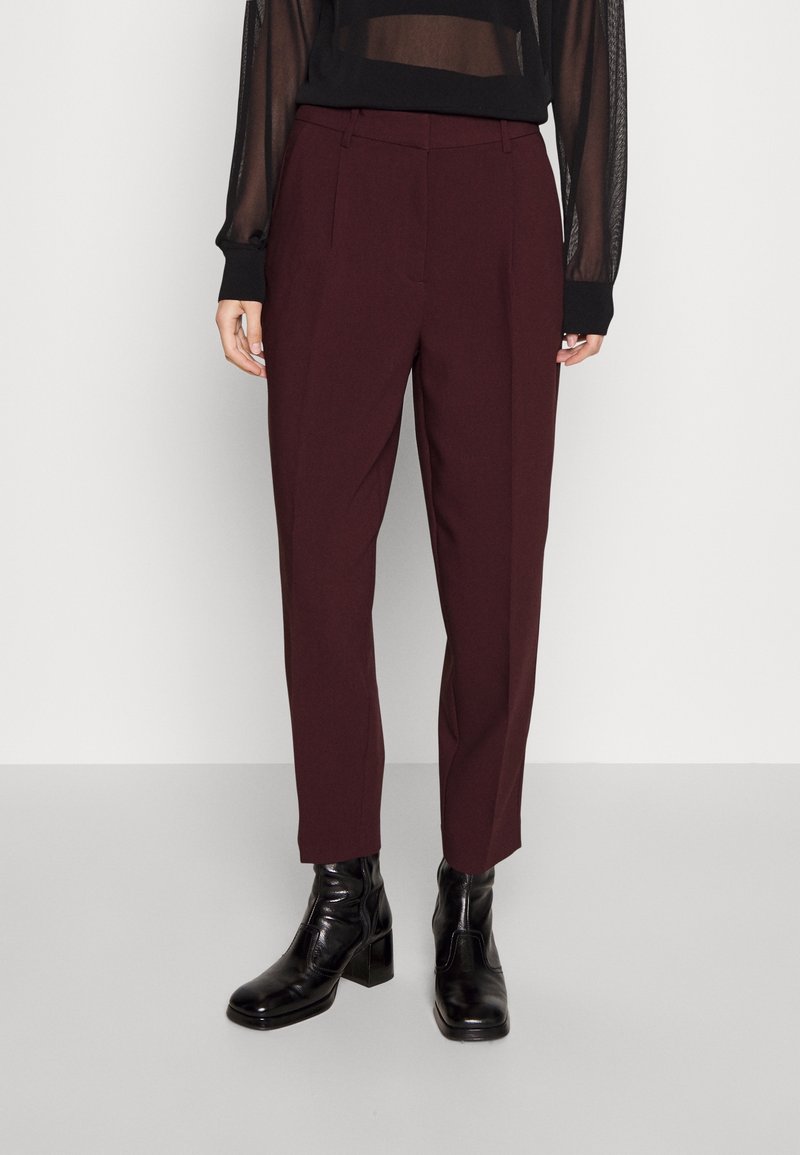 Bruuns Bazaar Pantalon classique - bordeaux