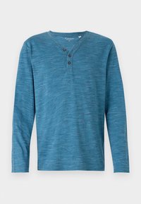 TOM TAILOR 2-IN-1 - Maglietta a manica lunga - sky captain blue/blu scuro - Zalando TOM TAILOR 2-IN-1 - Maglietta a manica lunga - sky captain blue/blu scuro - Zalando