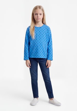 Mini Rodini POLKA DOTS TEE - Top dugih rukava - blue