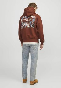 Jack & Jones Hoodie -  brown