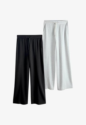 WIDE LEG JOGGERS 2 PACK . - Pantaloni de trening - black grey