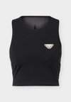 TRAIL CROP - Débardeur - black out