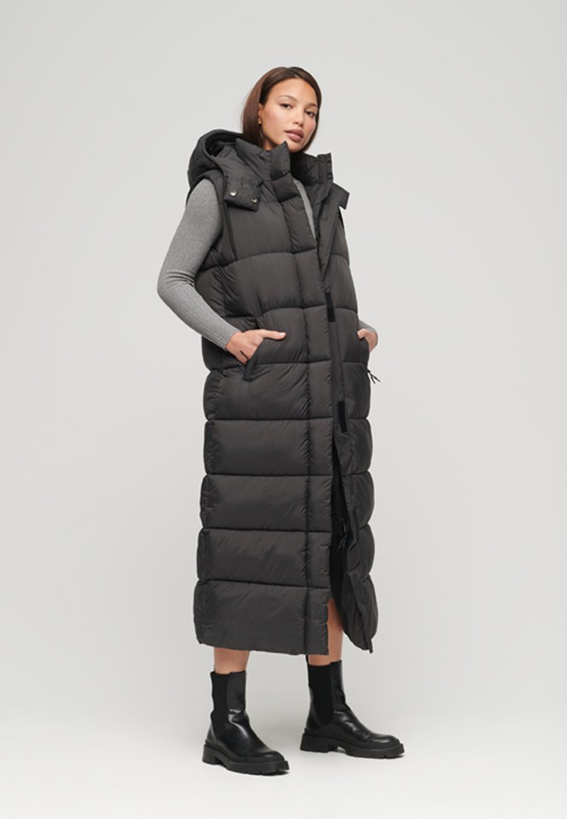 Superdry & Co Bodywarmer zwart Superdry & Co Bodywarmer zwart