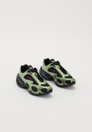 AIR MAX MUSE - Sneaker low - black/university red/oil green/silver-coloured
