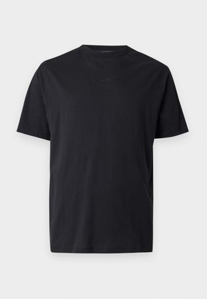 KARL LAGERFELD, CREW NECK - Обикновена тениска - black