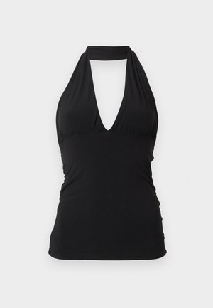 Noisy May, NMBELLA HALTER NECK - Débardeur - black