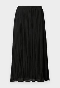 PLEATED MIDI SKIRT - Pliiatsseelik - black