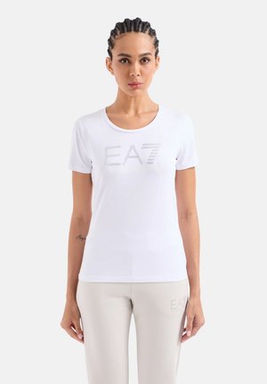 EA7 Emporio Armani T-shirt con stampa - white