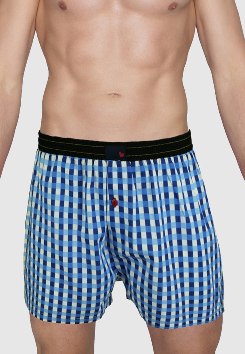 Unabux 2-PACK - Weite Boxershorts - blau