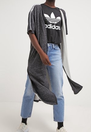 Sweatjacke - mottled dark grey