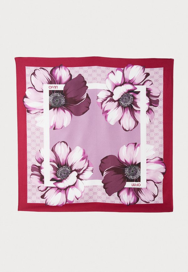 FOULARD MAXI FLOWER - Foulard - sangria