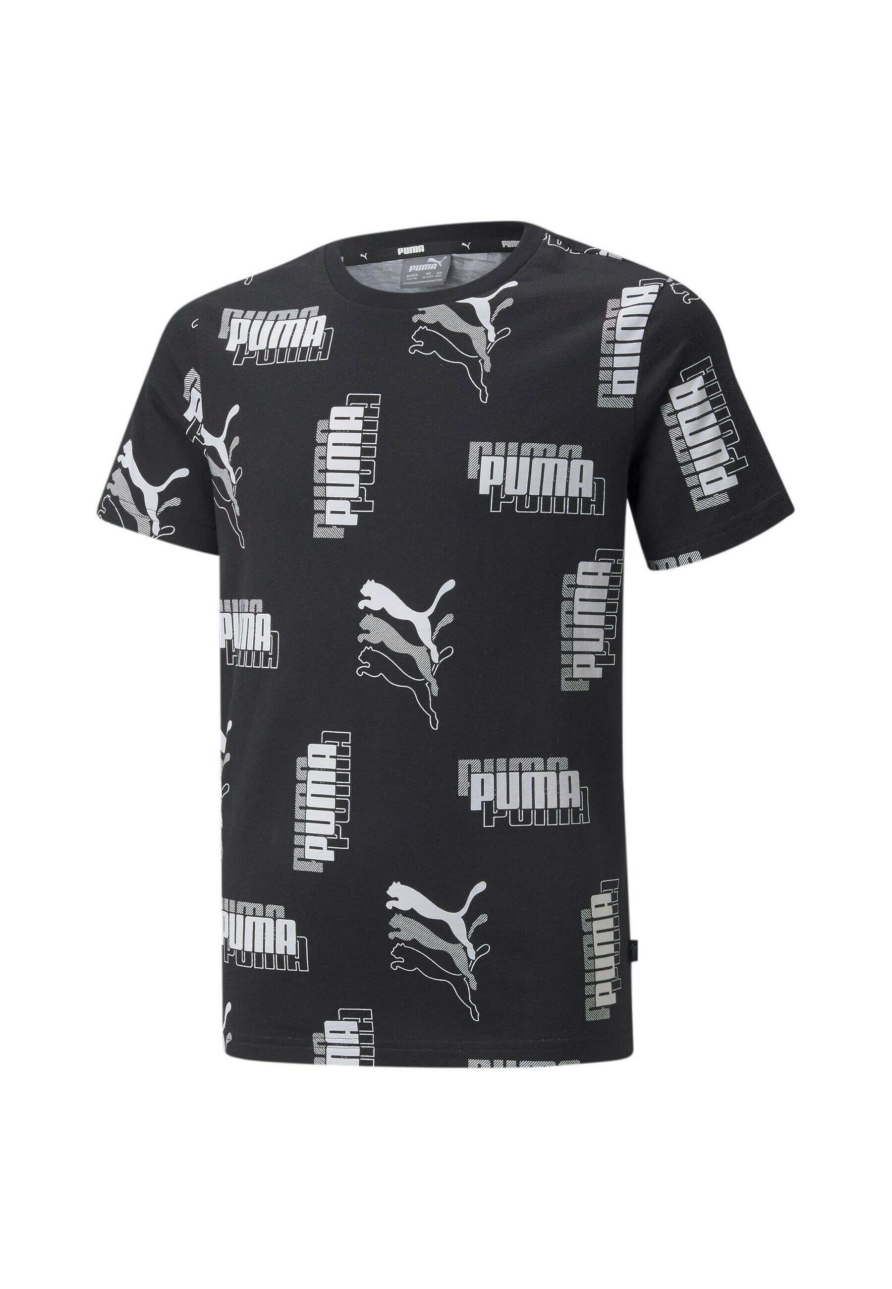 puma black and white shirt