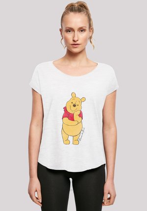 DISNEY WINNIE THE POOH CLASSIC WITH LONG SLUB  - Print T-shirt - white