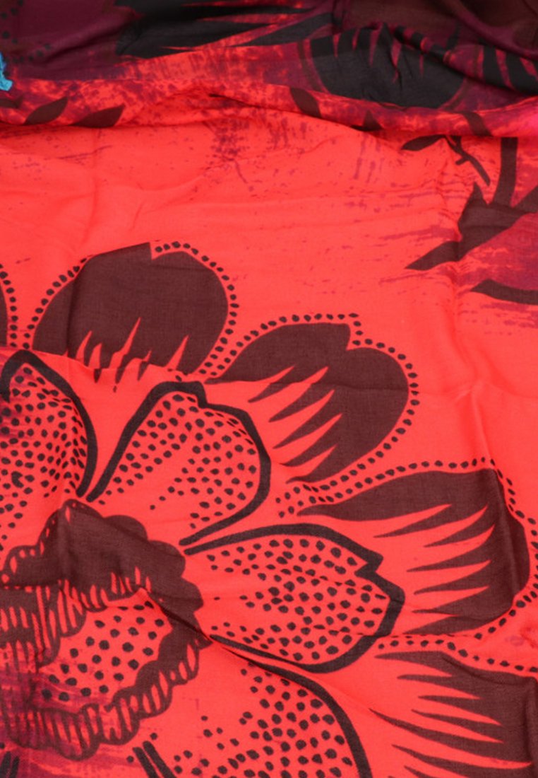 Desigual Sinergia Scarf Red Multi Coloured Zalando De zalando