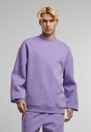 Urban Classics FLUFFY CREWNECK - Sweatshirt - electriclilac