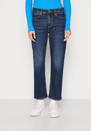 American Eagle SUPER HIGH RISE ANKLE - Jeans a sigaretta - dark shadow