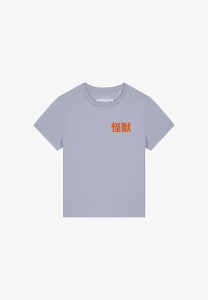 watapparel, RAMEN DINO - Print T-shirt - lavender