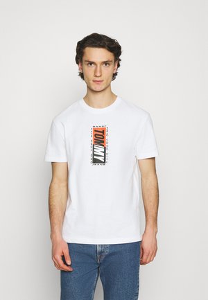 VERTICAL GRAPHIC TEE UNISEX - T-shirt med print - white