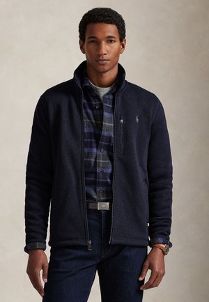 Polo Ralph Lauren BRUSHED FLEECE JACKET - Cardigan - collection navy