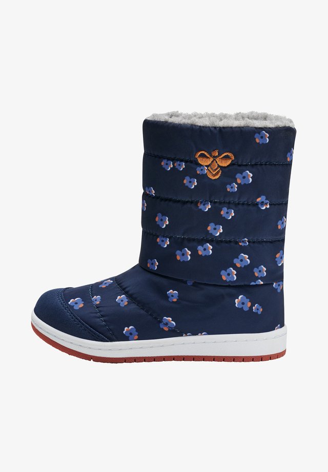 PUFFER PRINT JR - Śniegowce - black iris