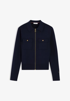 Tommy Hilfiger, CO FULL NEEDLE - Strickjacke - dark blue