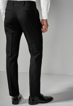 Next Stoffhose - metallic black