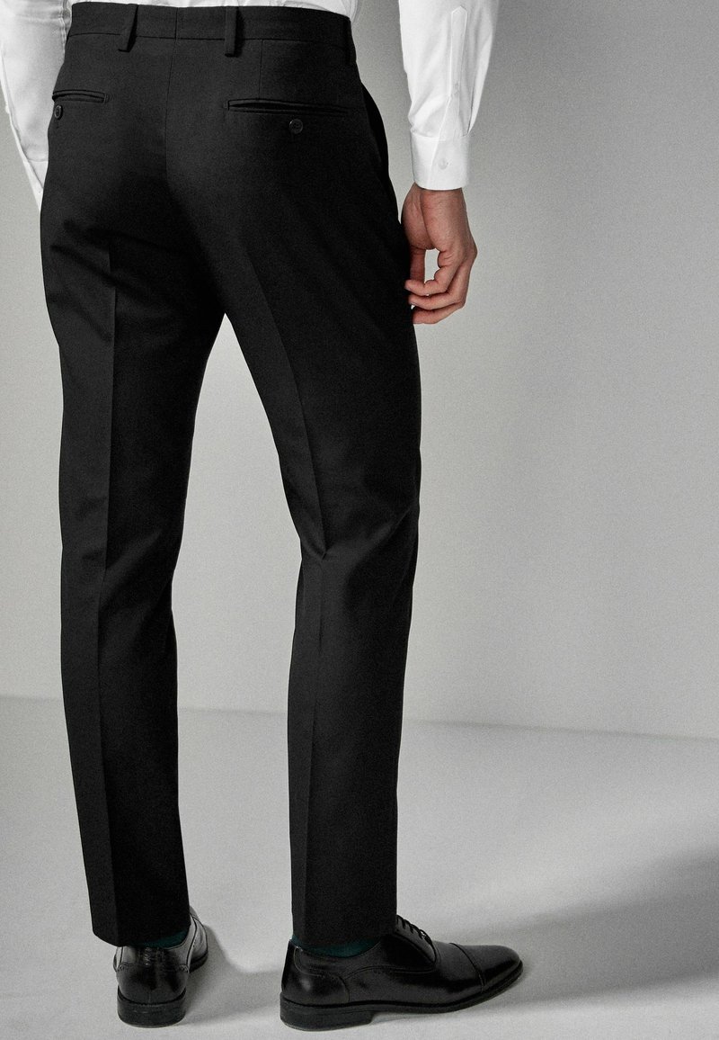 Next Stoffhose - metallic black