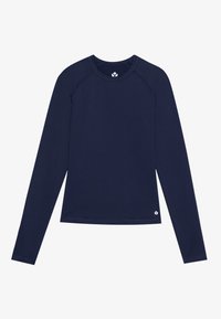 HIGH NECK LONG SLEEVE TOP WITH THUMB HOLES - Top s dlhým rukávom - dark blue
