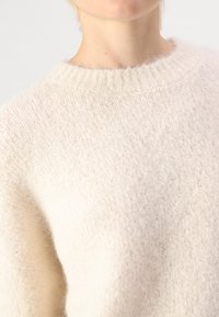 Selected Femme SLFGABELLA O NECK CAMP - Pulóver - birch